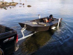 Devlin Cackler 14 DIY hunting skiff