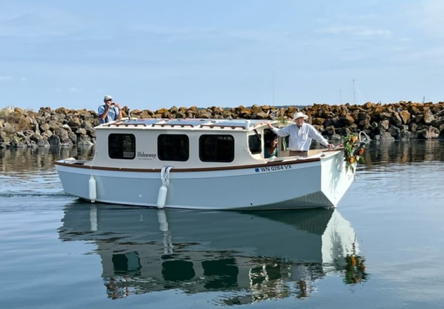 Hideaway debuts at the Port Townsend Woodenboat Festival: Sept 6-8 2024!!