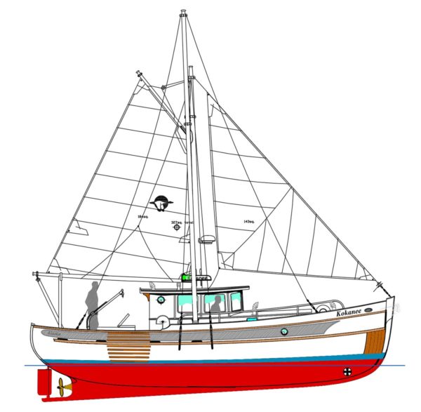 Devlin Kokanee 36 diy boat building plans