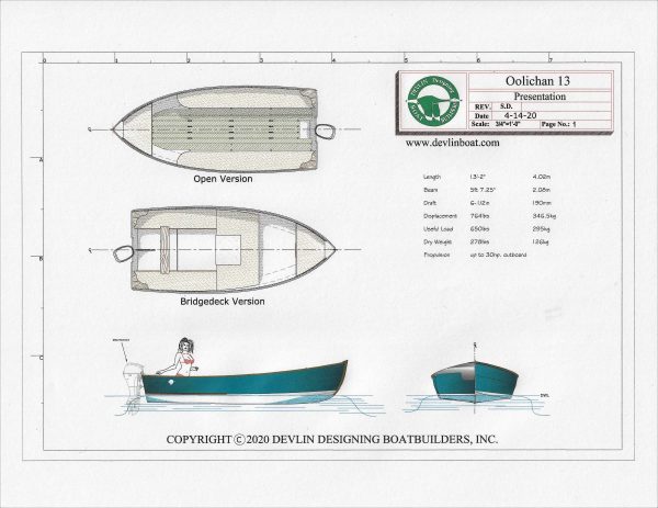 Oolichan 13 Plans