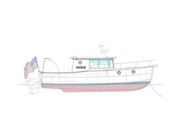 Surf Scoter 26 Stern Drive Plans